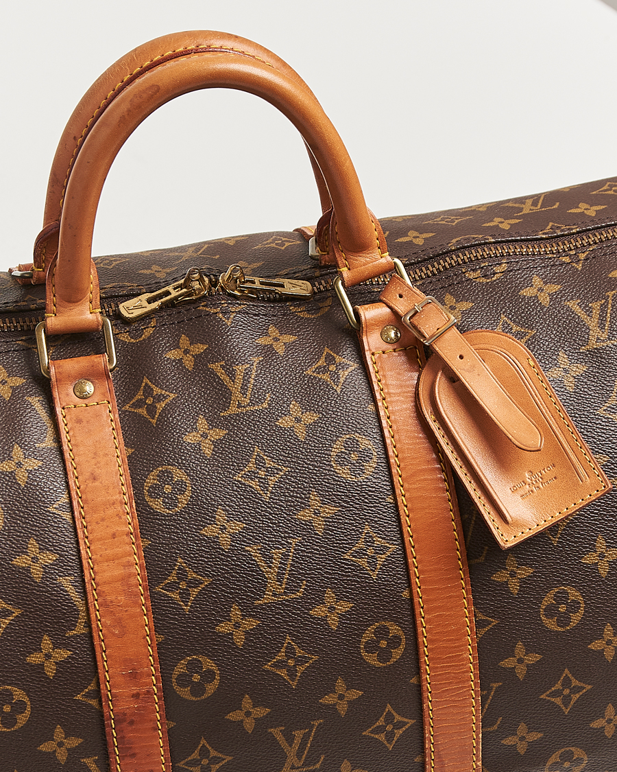 Herr | Pre-Owned & Vintage Bags | Louis Vuitton Pre-Owned | Keepall Bandoulière 55 Monogram