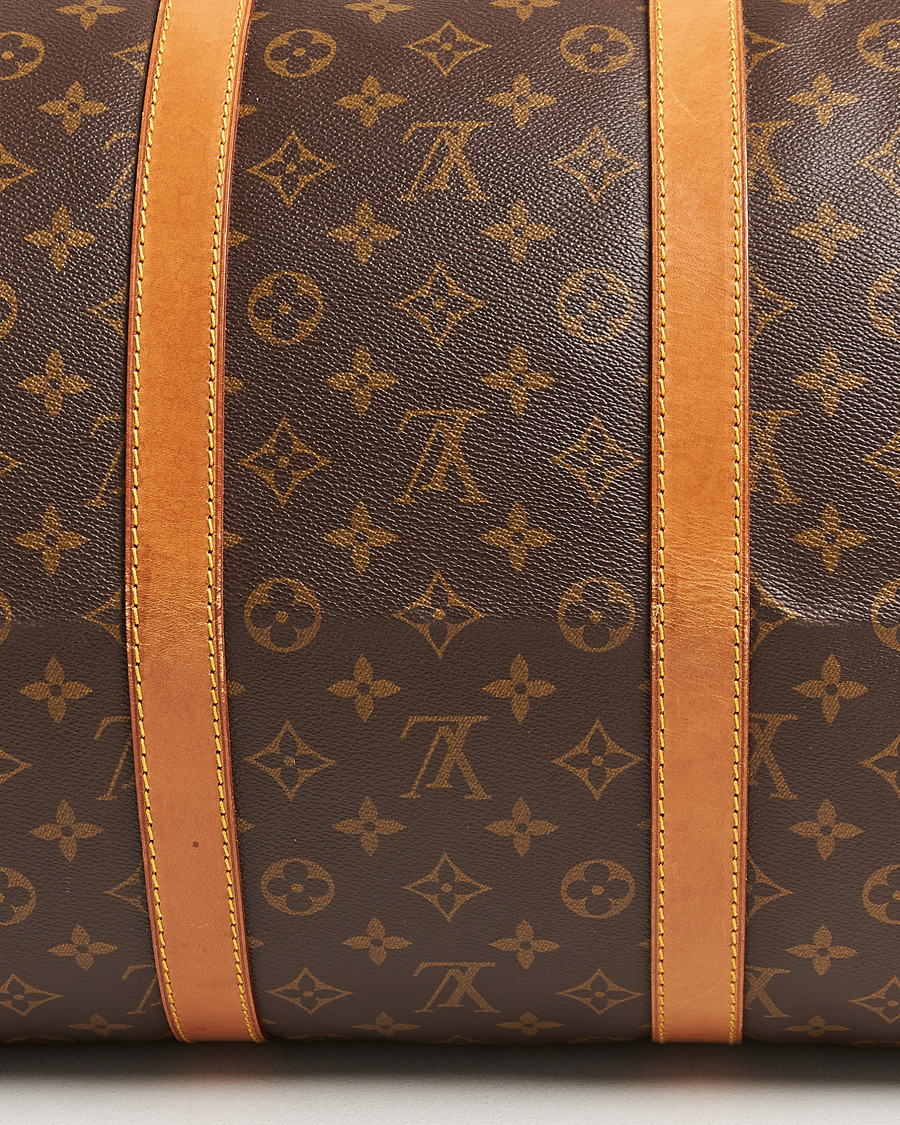 Herr | Pre-Owned & Vintage Bags | Louis Vuitton Pre-Owned | Keepall Bandoulière 55 Monogram