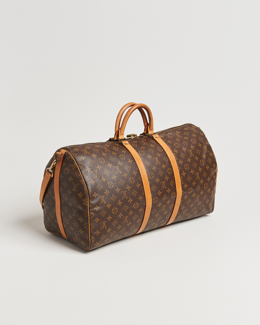 Herr | Pre-Owned & Vintage Bags | Louis Vuitton Pre-Owned | Keepall Bandoulière 55 Monogram