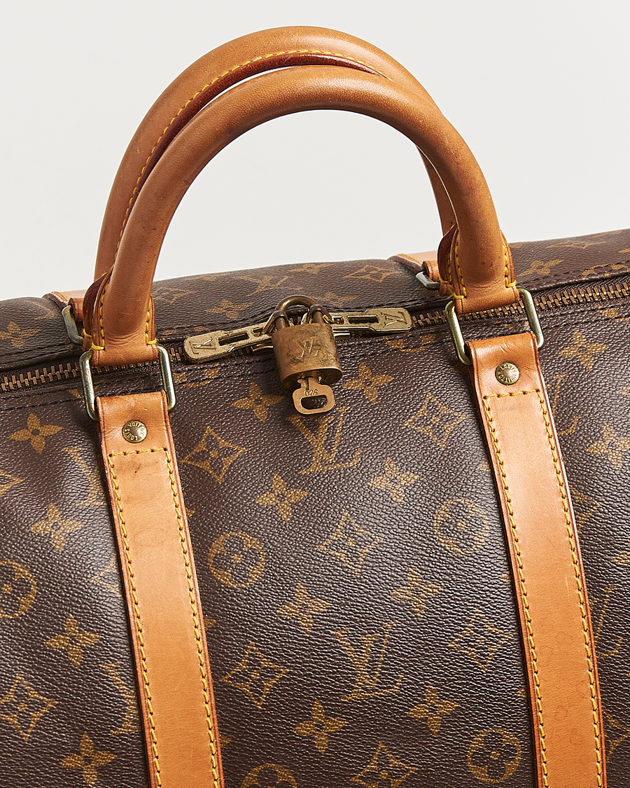 Herr | Pre-Owned & Vintage Bags | Louis Vuitton Pre-Owned | Keepall Bandoulière 55 Monogram