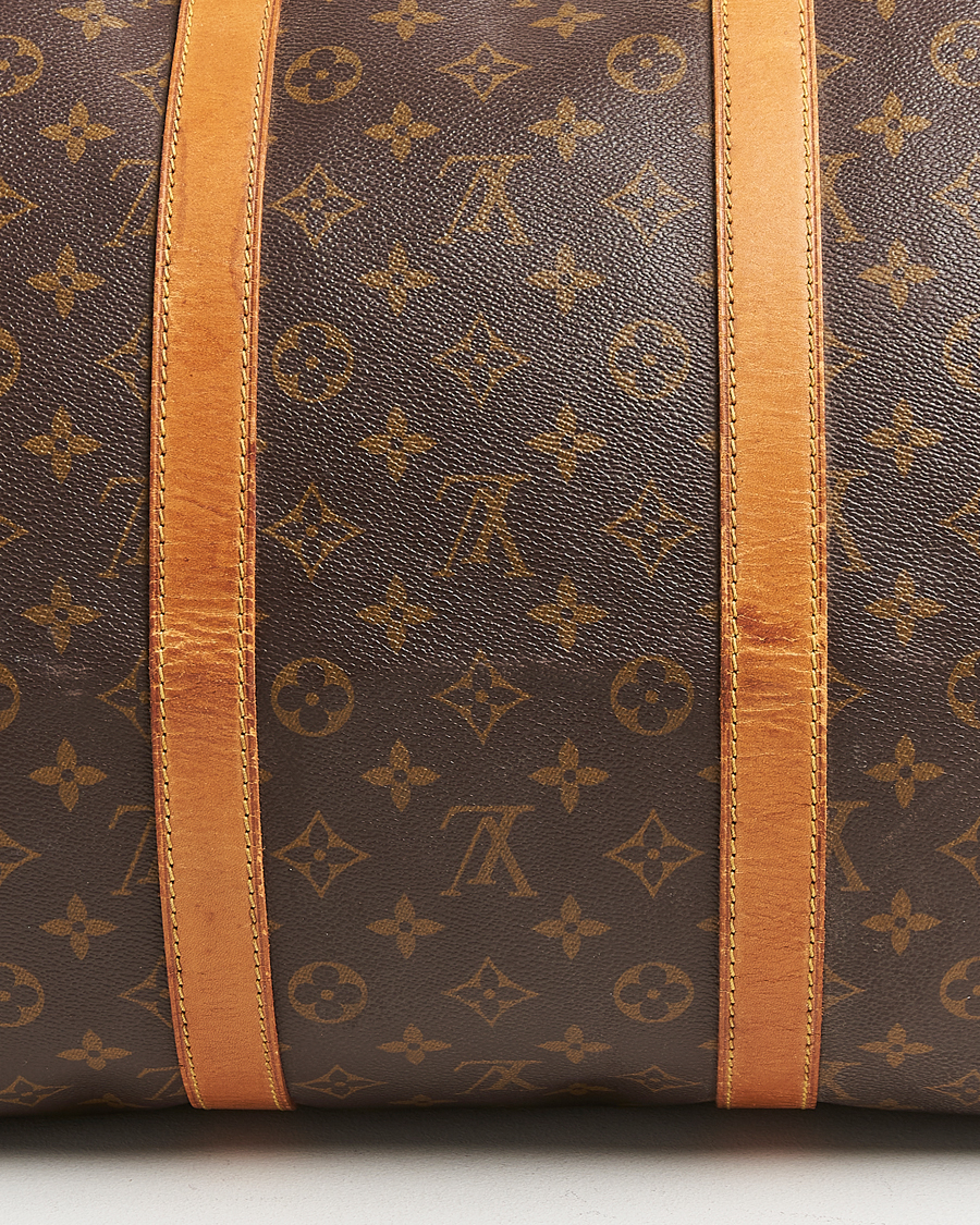 Herr | Pre-Owned & Vintage Bags | Louis Vuitton Pre-Owned | Keepall Bandoulière 55 Monogram