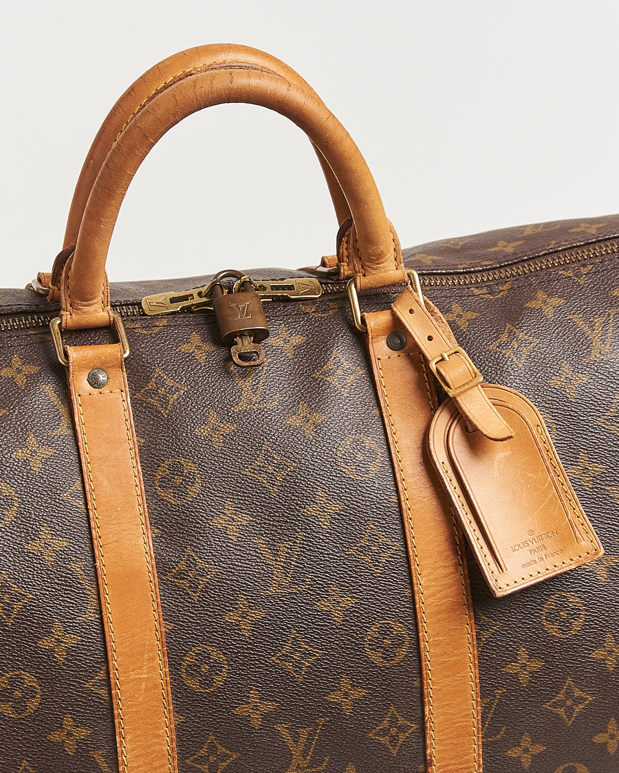 Herr | Pre-Owned & Vintage Bags | Louis Vuitton Pre-Owned | Keepall Bandoulière 55 Monogram