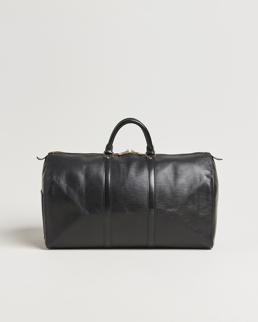 Herr | Pre-Owned & Vintage Bags | Louis Vuitton Pre-Owned | Keepall 50 Epi Leather Black