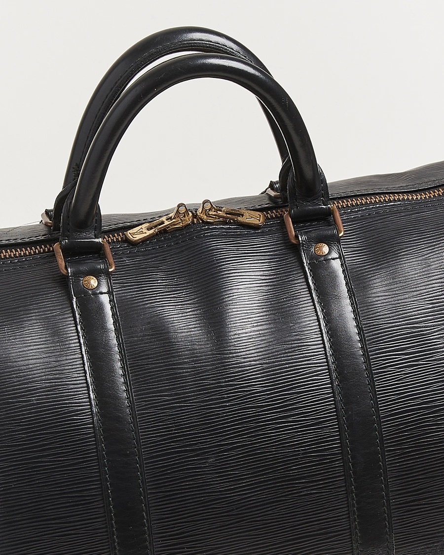 Herr | Pre-Owned & Vintage Bags | Louis Vuitton Pre-Owned | Keepall 50 Epi Leather Black