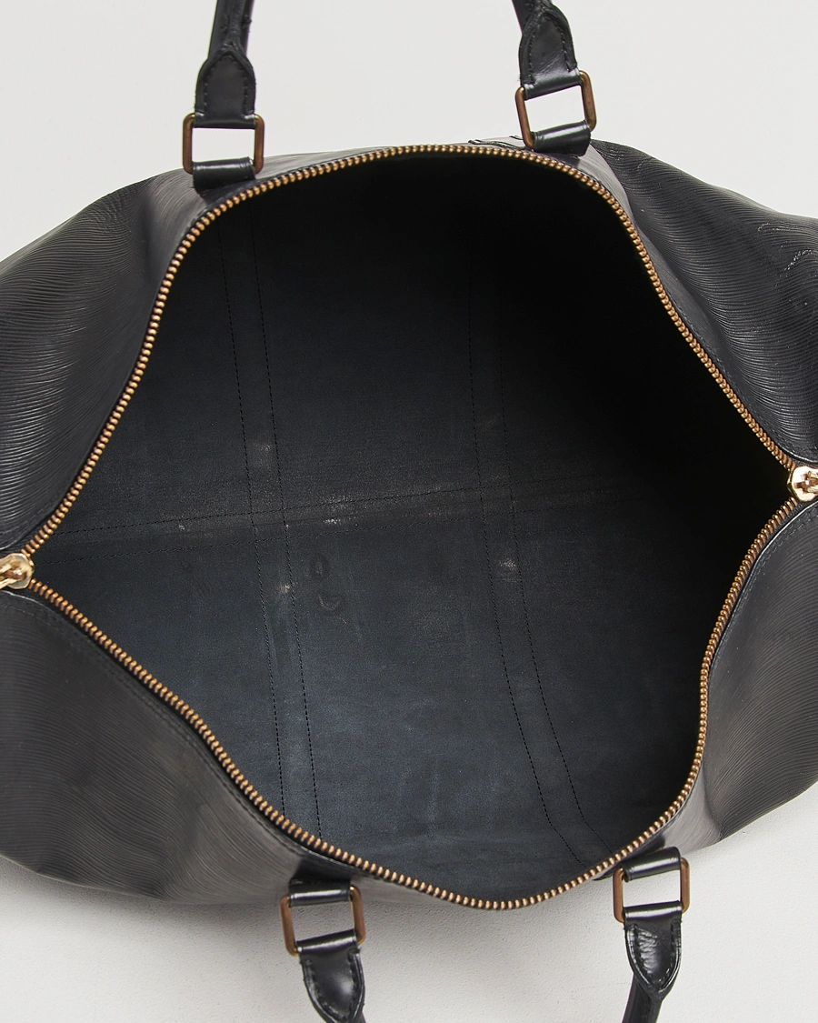 Herr | Pre-Owned & Vintage Bags | Louis Vuitton Pre-Owned | Keepall 50 Epi Leather Black