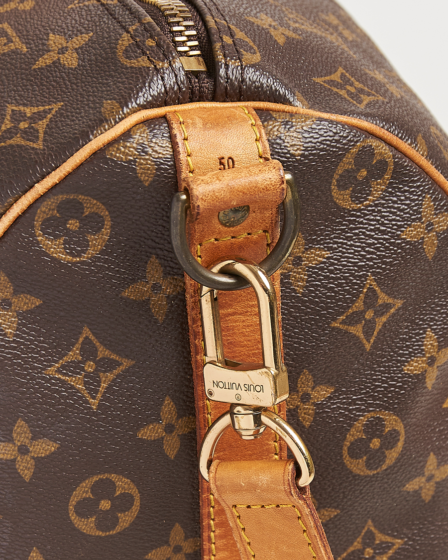 Herr | Pre-Owned & Vintage Bags | Louis Vuitton Pre-Owned | Keepall Bandoulière 50 Monogram
