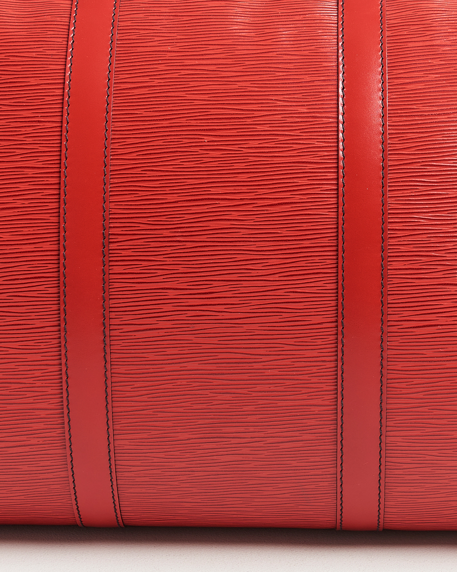 Herr | Pre-Owned & Vintage Bags | Louis Vuitton Pre-Owned | Keepall 50 Epi Leather Bag Red