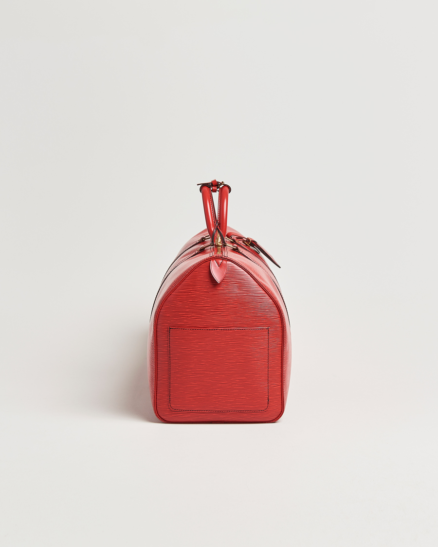 Herr | Pre-Owned & Vintage Bags | Louis Vuitton Pre-Owned | Keepall 50 Epi Leather Bag Red