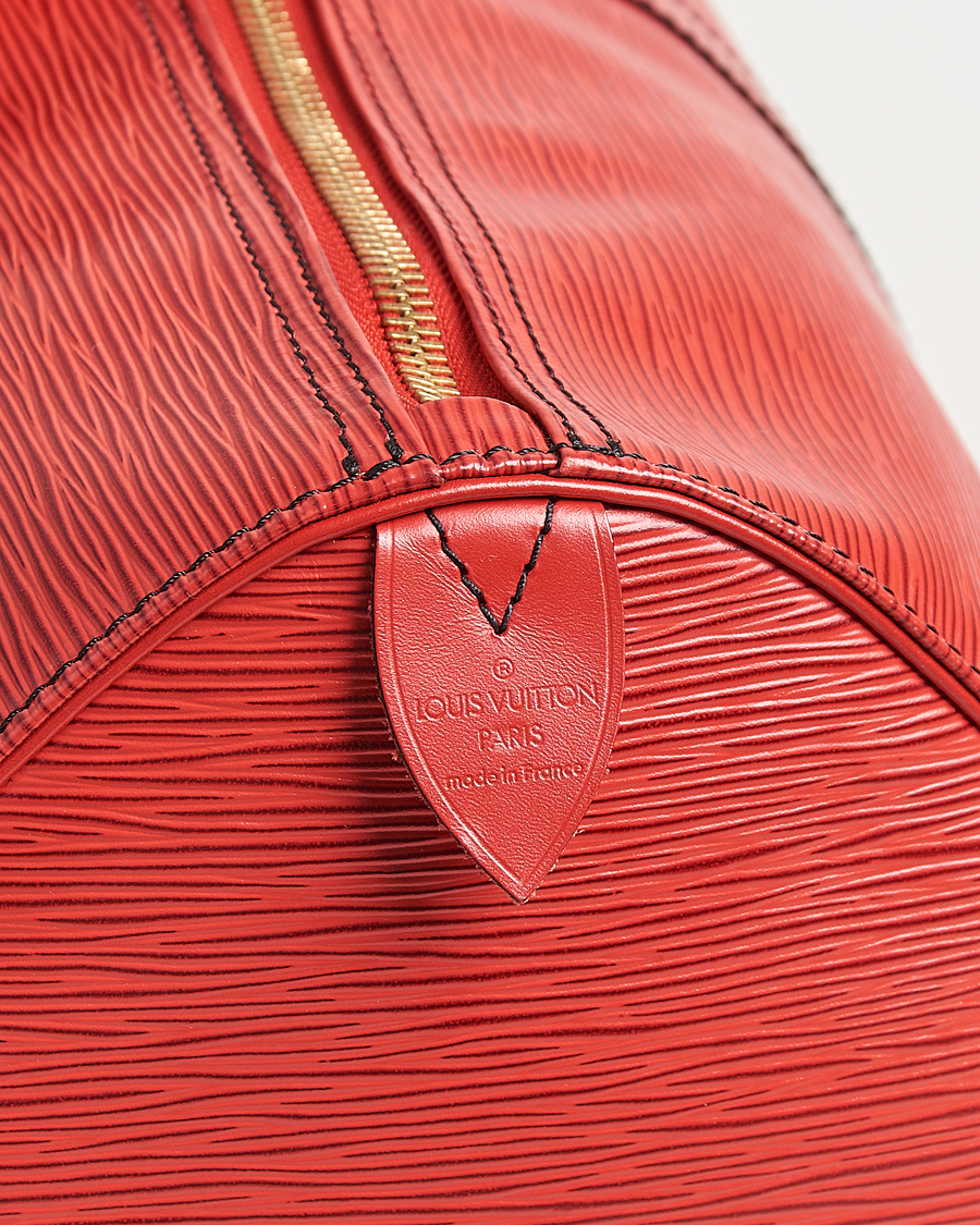 Herr | Pre-Owned & Vintage Bags | Louis Vuitton Pre-Owned | Keepall 50 Epi Leather Bag Red