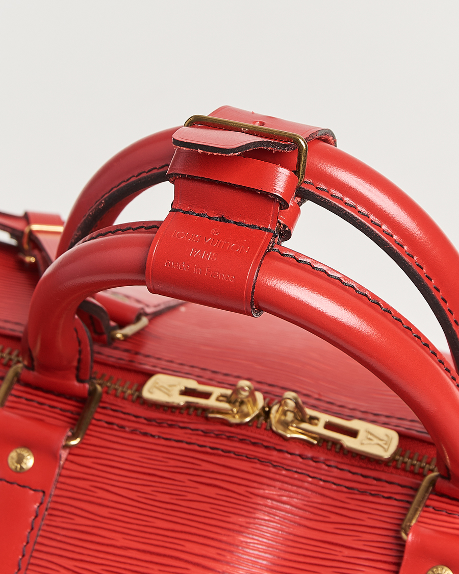Herr | Pre-Owned & Vintage Bags | Louis Vuitton Pre-Owned | Keepall 50 Epi Leather Bag Red