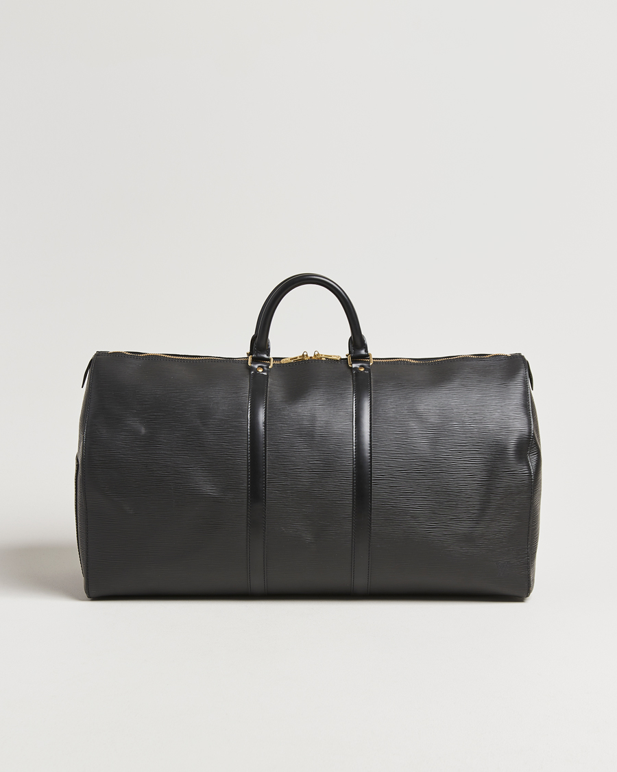 Herr | Pre-Owned & Vintage Bags | Louis Vuitton Pre-Owned | Keepall 55 Epi Leather Bag Black
