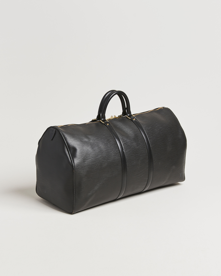 Herr | Pre-Owned & Vintage Bags | Louis Vuitton Pre-Owned | Keepall 55 Epi Leather Bag Black