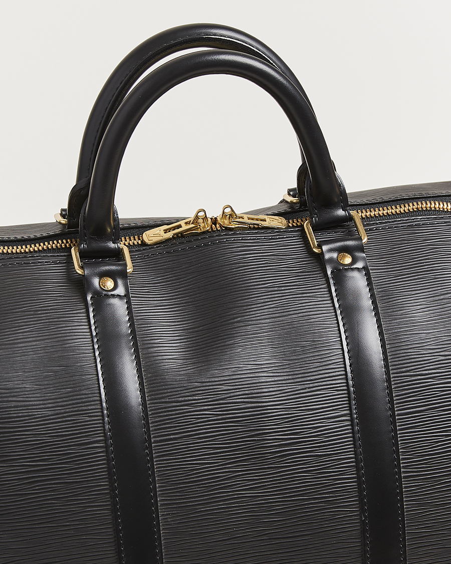 Herr | Pre-Owned & Vintage Bags | Louis Vuitton Pre-Owned | Keepall 55 Epi Leather Bag Black