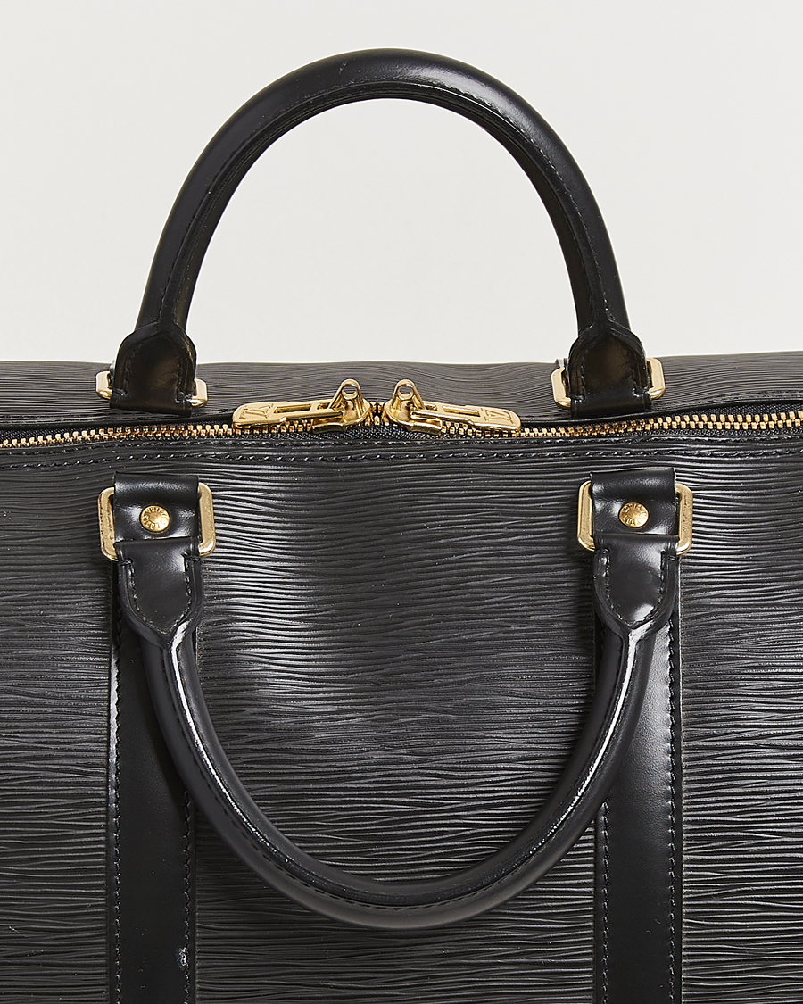 Herr | Pre-Owned & Vintage Bags | Louis Vuitton Pre-Owned | Keepall 55 Epi Leather Bag Black