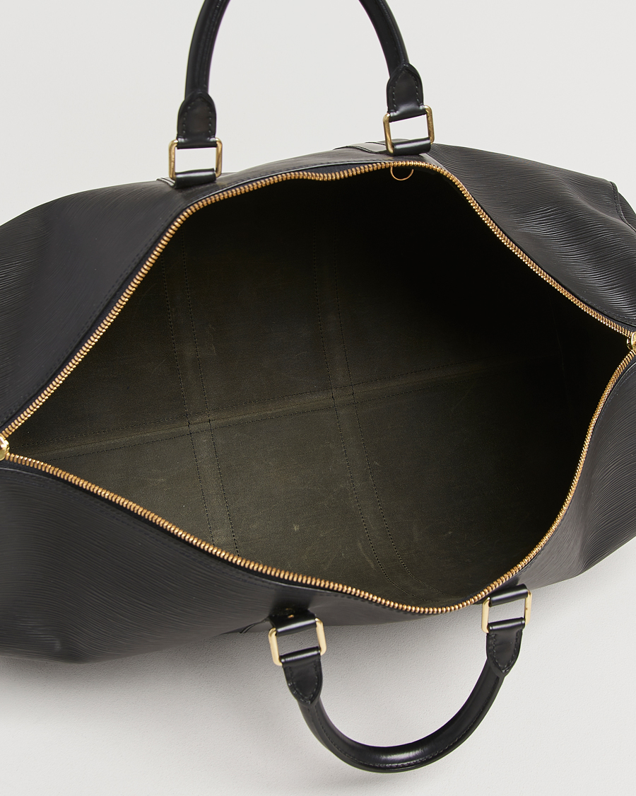 Herr | Pre-Owned & Vintage Bags | Louis Vuitton Pre-Owned | Keepall 55 Epi Leather Bag Black
