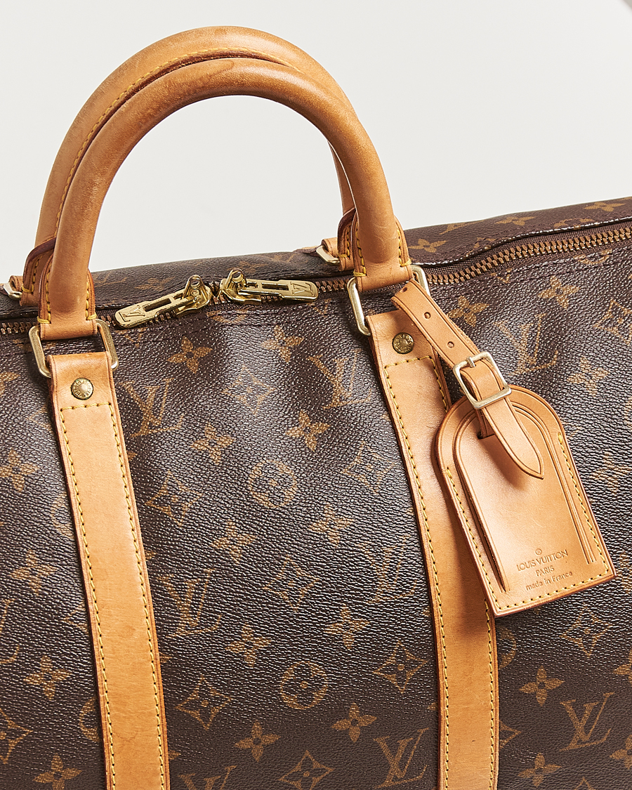 Herr | Pre-Owned & Vintage Bags | Louis Vuitton Pre-Owned | Keepall Bandoulière 50 Monogram