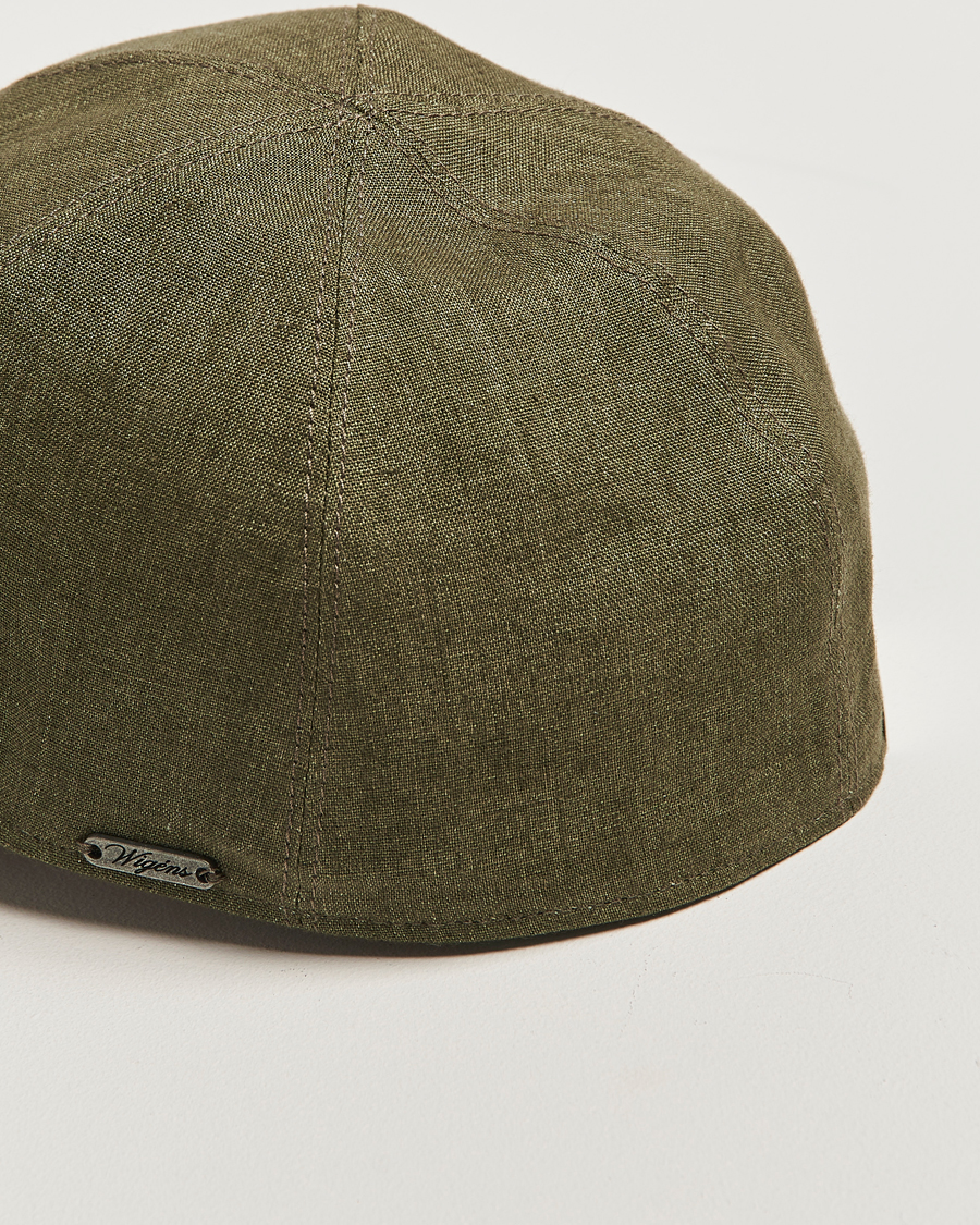 Herr | Hattar & kepsar | Wigéns | Baseball Linen Cap Olive
