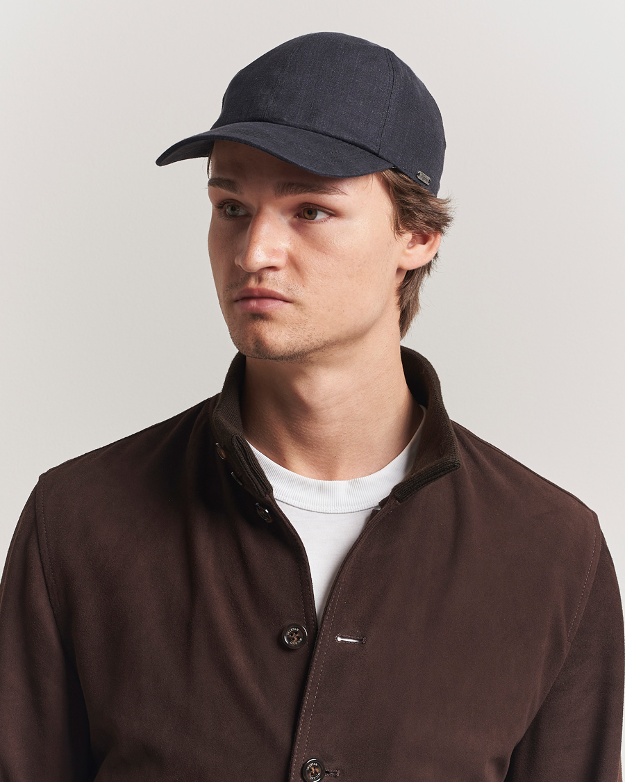 Herr | Hattar & kepsar | Wigéns | Baseball Linen Cap Black