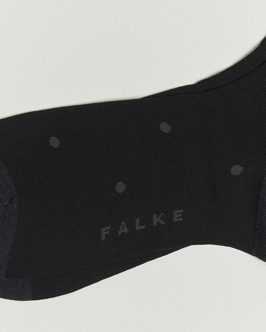Herr | Underkläder | Falke | Cotton Dot Sock Anthracite Melange