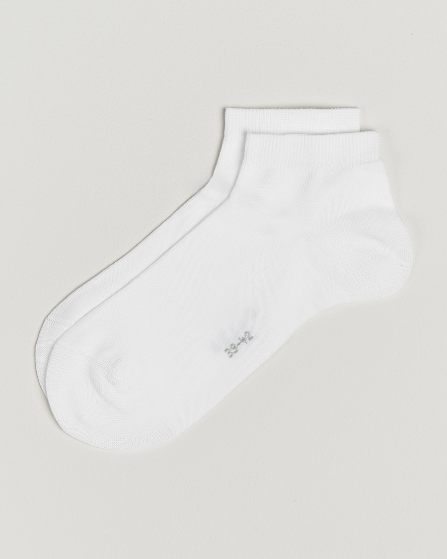 Herr | Underkläder | Falke | Happy 2-Pack Cotton Sneaker Socks White