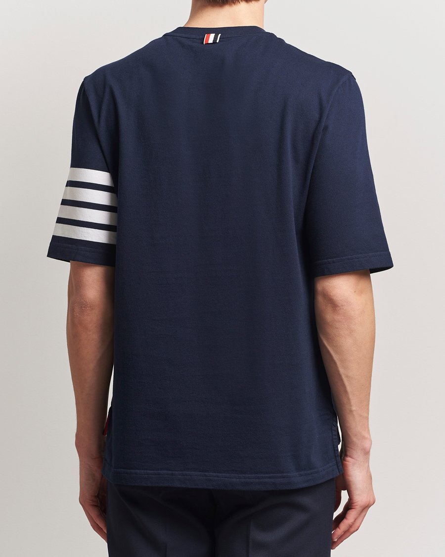 Herr | T-Shirts | Thom Browne | 4-Bar T-Shirt Navy