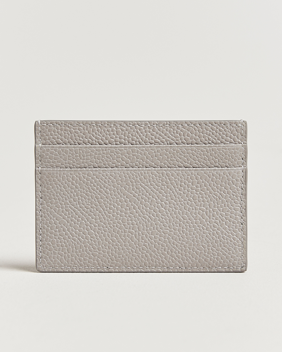 Herr | Plånböcker | Thom Browne | Double Sided Card Holder Light Grey