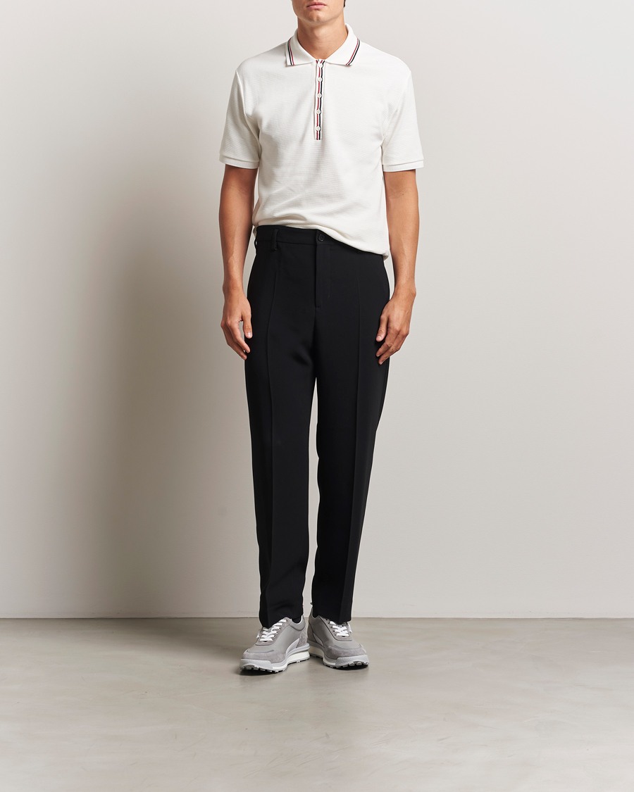 Herr | Pikéer | Thom Browne | Waffle Cotton Polo Natural White