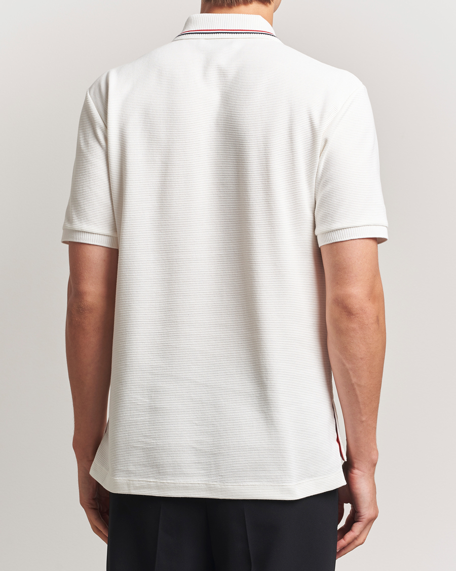 Herr | Pikéer | Thom Browne | Waffle Cotton Polo Natural White