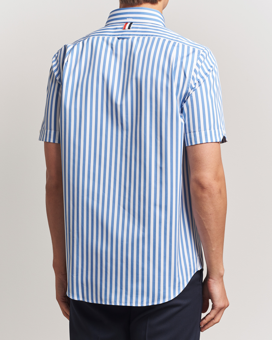 Herr | Skjortor | Thom Browne | Short Sleeve Button Down Shirt Medium Blue