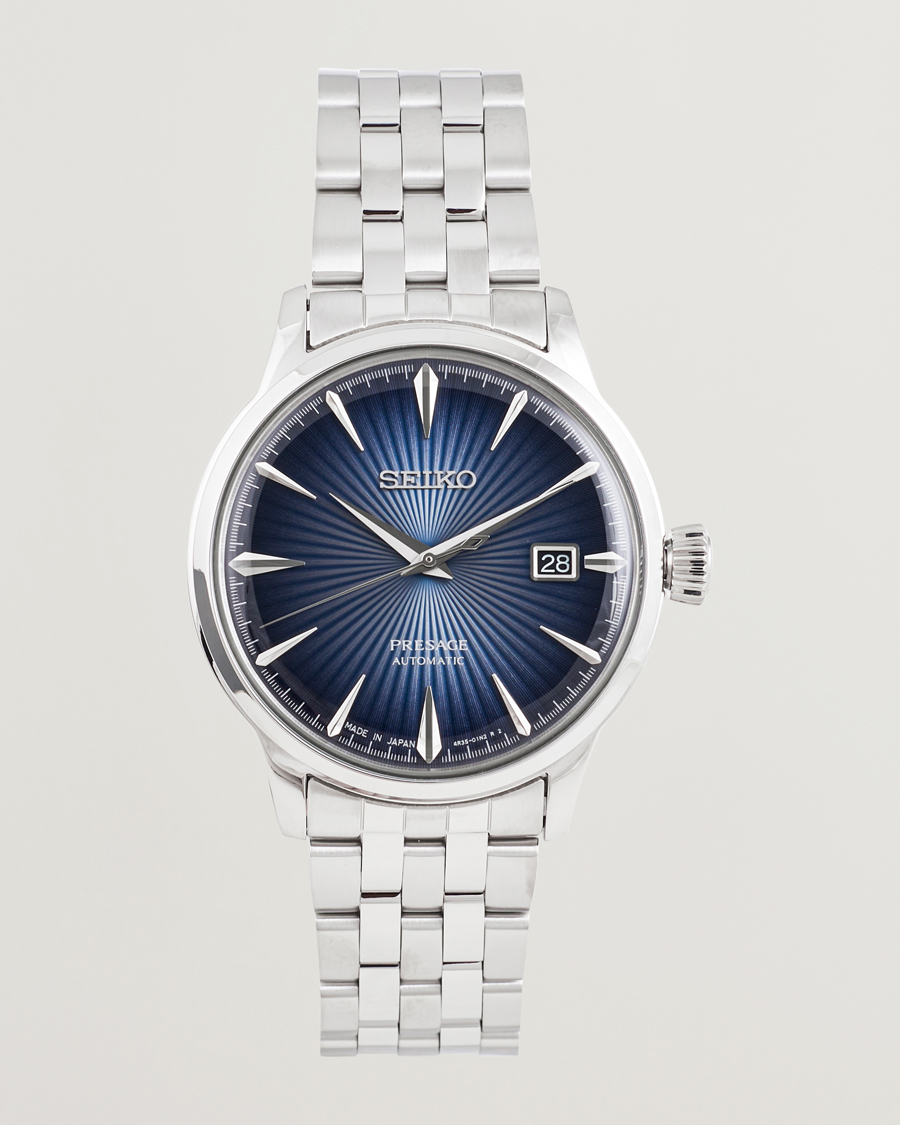 Herr | Seiko Presage Automatic Steel 41mm Blue Dial | Seiko | Presage Automatic Steel 41mm Blue Dial