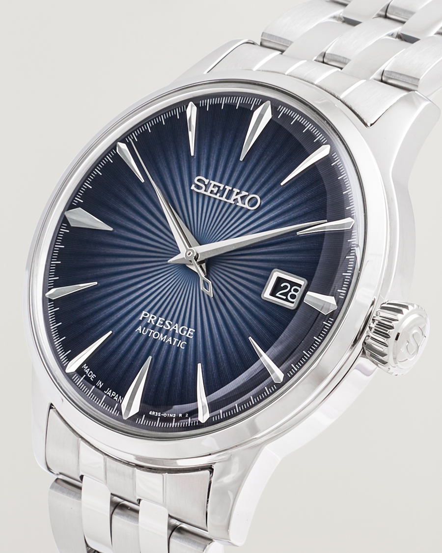 Herr | Seiko Presage Automatic Steel 41mm Blue Dial | Seiko | Presage Automatic Steel 41mm Blue Dial