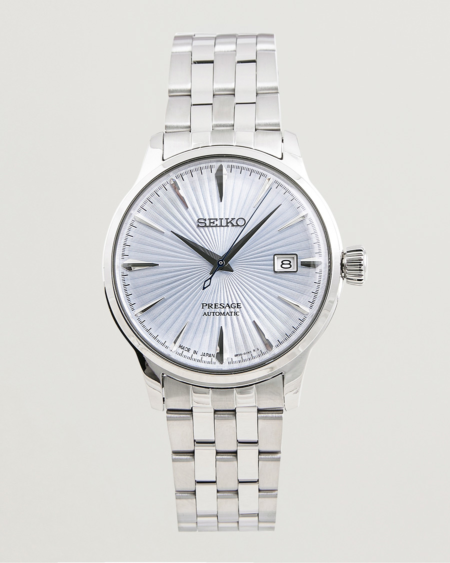 Herr | Seiko Presage Automatic Steel 41mm Light Blue Dial | Seiko | Presage Automatic Steel 41mm Light Blue Dial