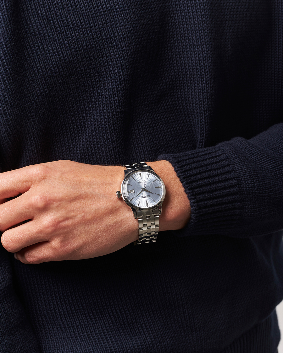 Herr | Seiko Presage Automatic Steel 41mm Light Blue Dial | Seiko | Presage Automatic Steel 41mm Light Blue Dial