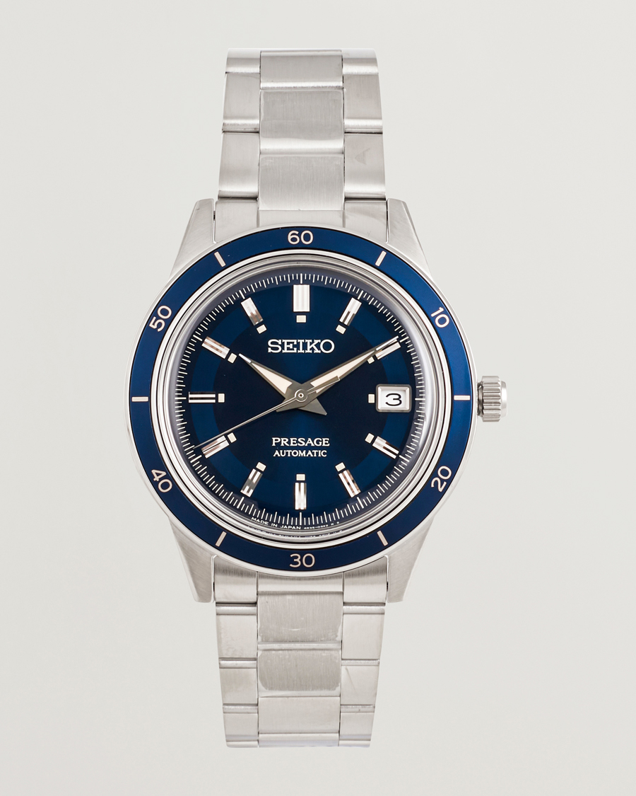Herr | Seiko Presage Automatic Steel 41mm Blue Dial | Seiko | Presage Automatic Steel 41mm Blue Dial