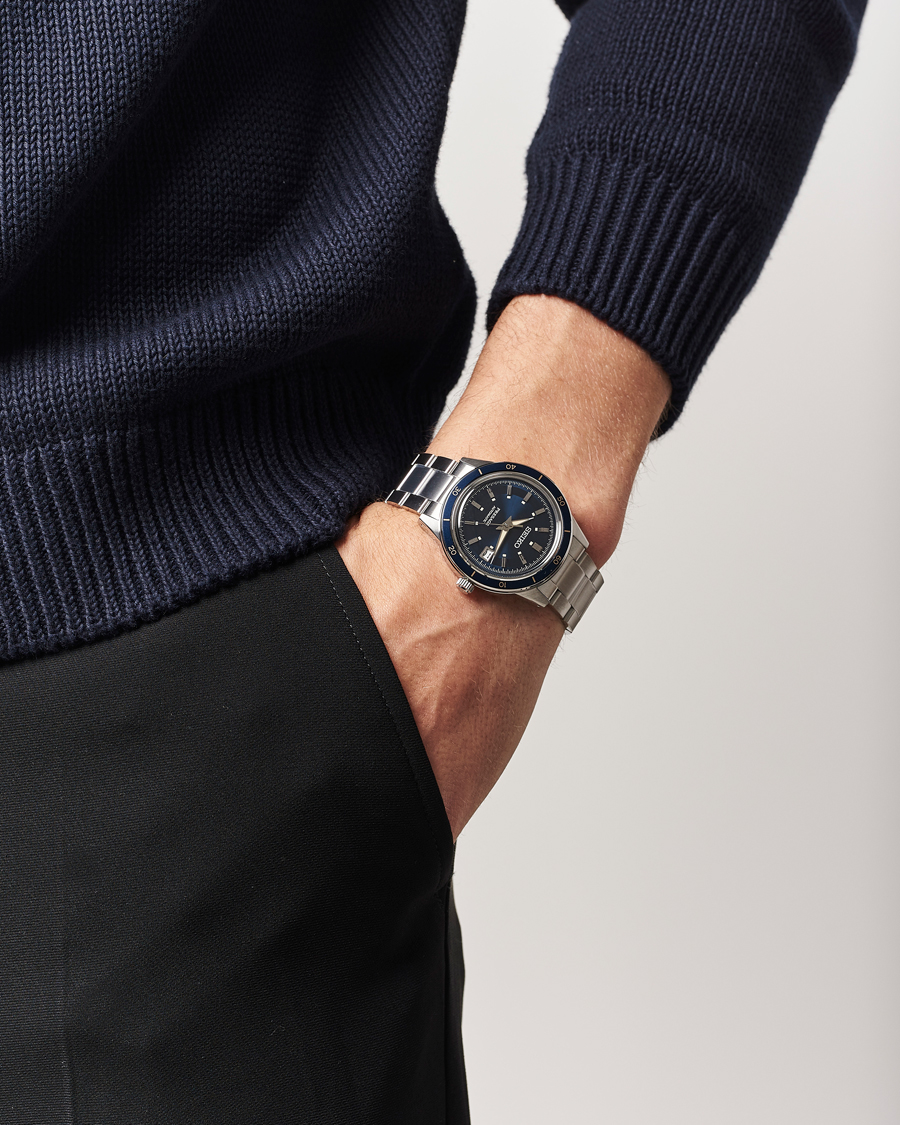 Herr | Seiko Presage Automatic Steel 41mm Blue Dial | Seiko | Presage Automatic Steel 41mm Blue Dial