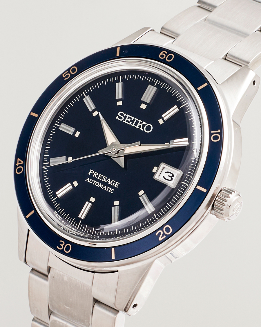 Herr | Seiko Presage Automatic Steel 41mm Blue Dial | Seiko | Presage Automatic Steel 41mm Blue Dial