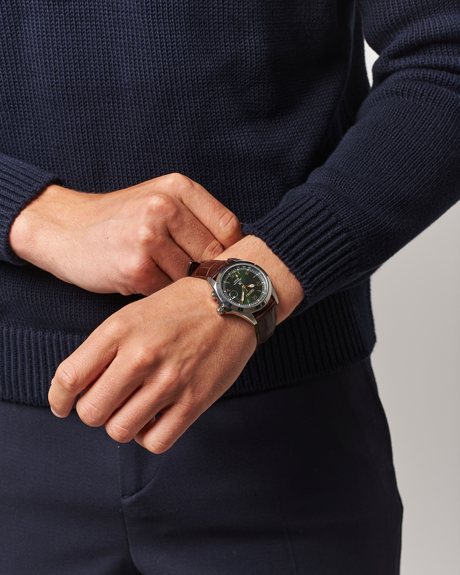 Herr | Seiko Prospex Automatic Leather 40mm Green Dial | Seiko | Prospex Automatic Leather 40mm Green Dial
