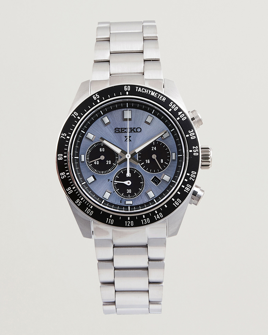 Herr | Seiko Prospex Chronograph Steel 41mm Blue Dial | Seiko | Prospex Chronograph Steel 41mm Blue Dial