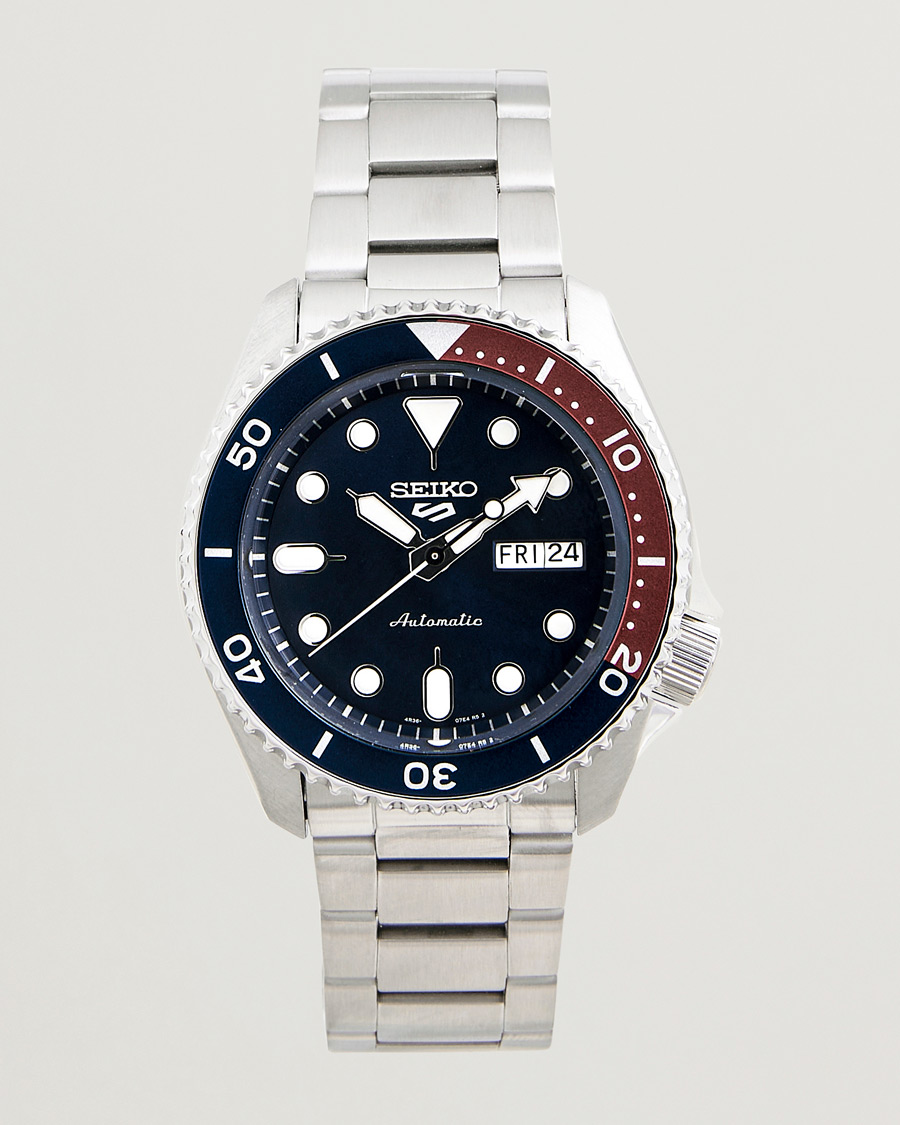 Herr | Seiko 5 Sports Automatic Diver Steel 43mm Blue Dial | Seiko | 5 Sports Automatic Diver Steel 43mm Blue Dial