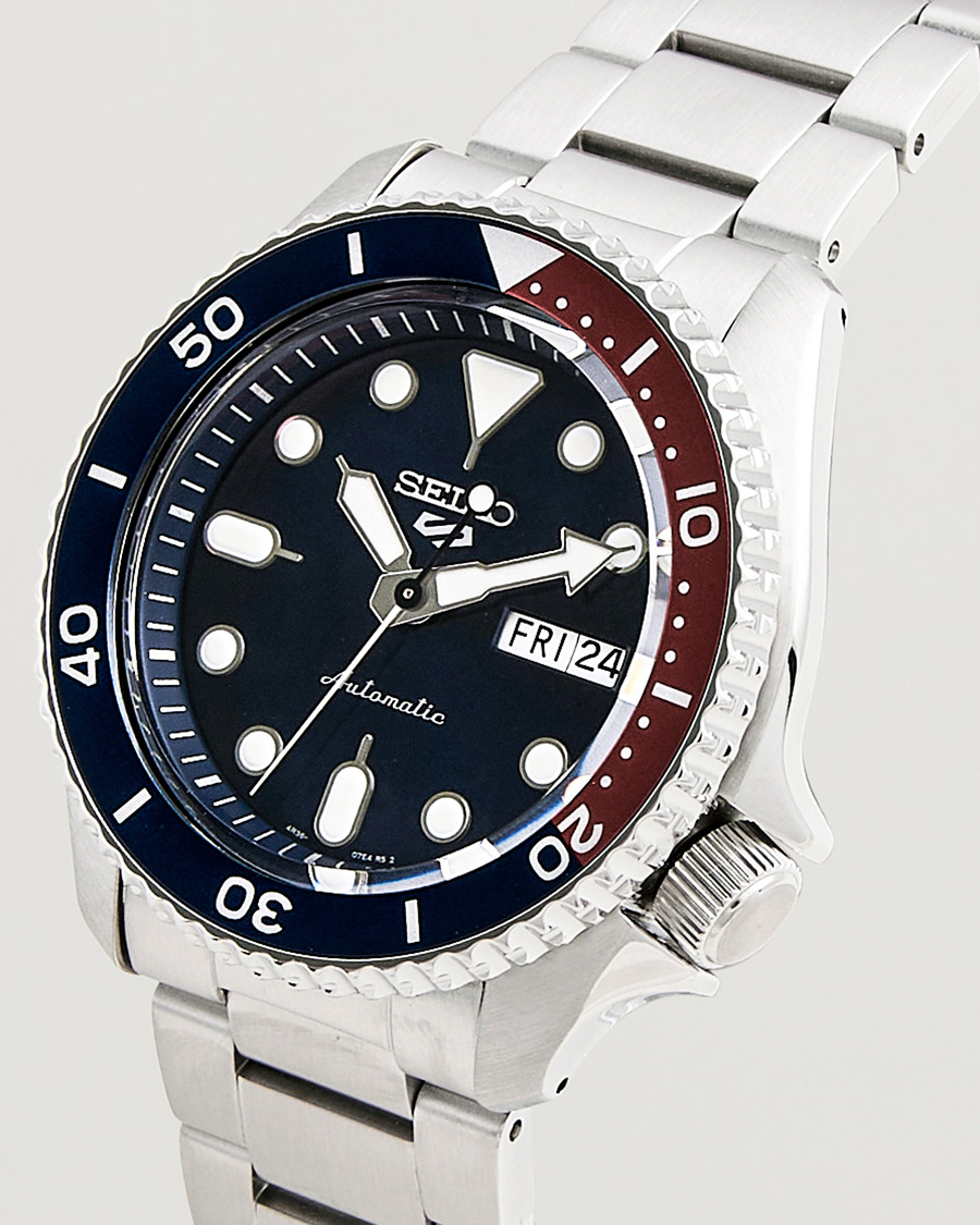 Herr | Seiko 5 Sports Automatic Diver Steel 43mm Blue Dial | Seiko | 5 Sports Automatic Diver Steel 43mm Blue Dial