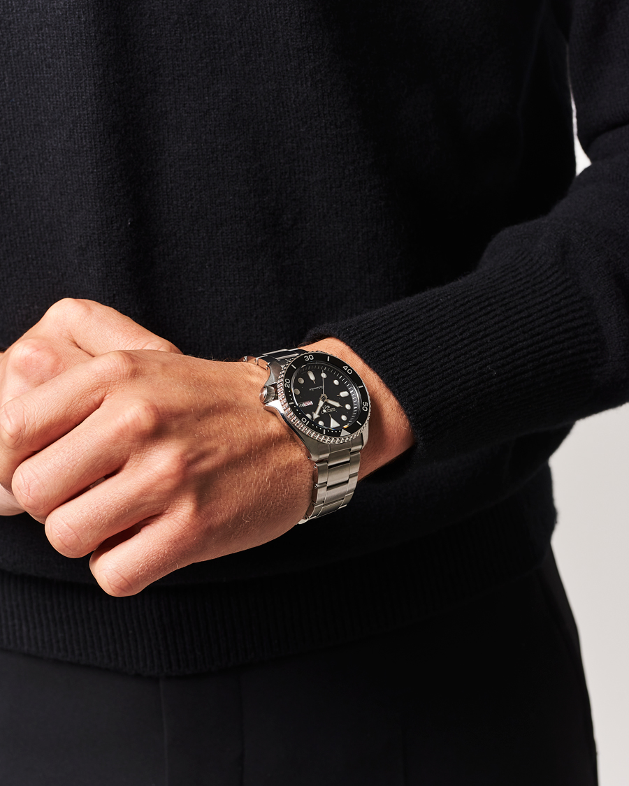 Herr | Seiko 5 Sports Automatic Diver Steel 43mm Black Dial | Seiko | 5 Sports Automatic Diver Steel 43mm Black Dial