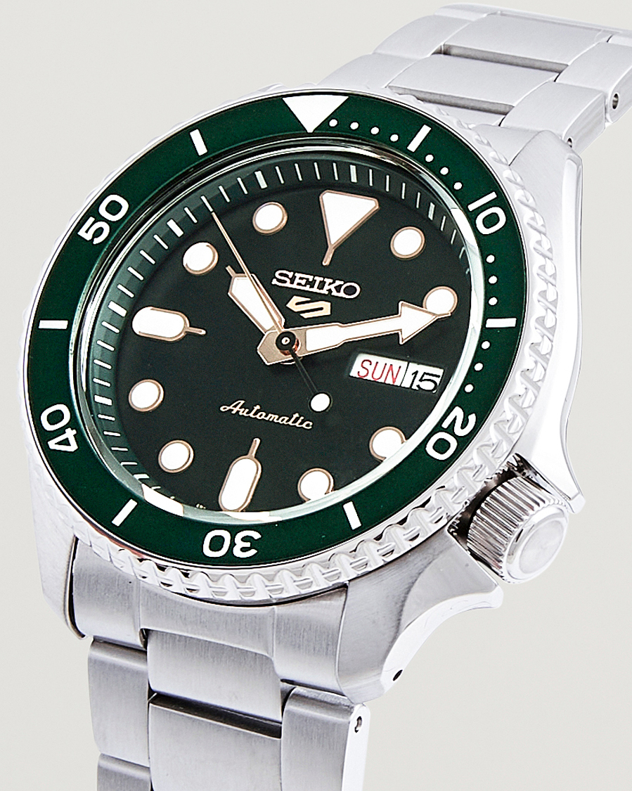 Herr | Seiko 5 Sports Automatic Diver Steel 43mm Green Dial | Seiko | 5 Sports Automatic Diver Steel 43mm Green Dial