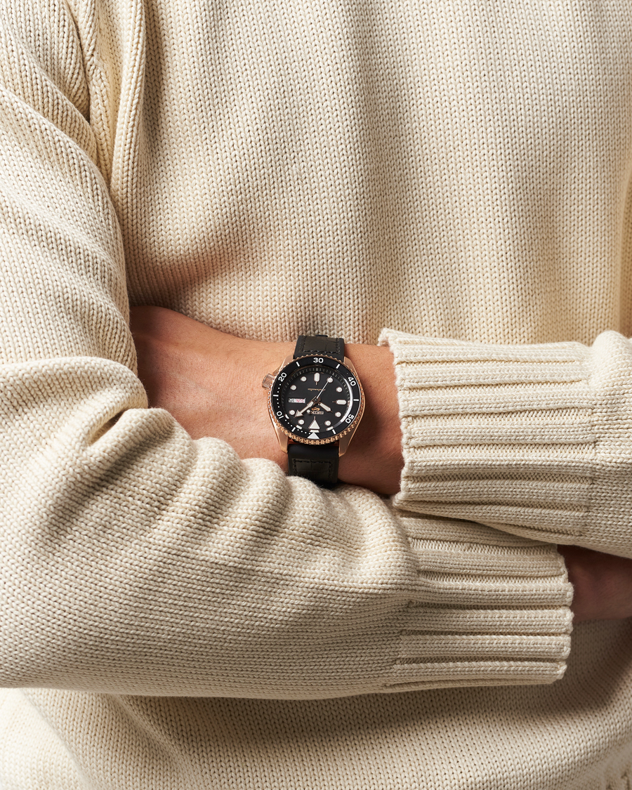 Herr | Seiko 5 Sports Automatic Diver Steel 43mm Black Dial | Seiko | 5 Sports Automatic Diver Steel 43mm Black Dial