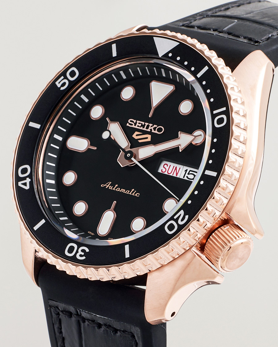 Herr | Seiko 5 Sports Automatic Diver Steel 43mm Black Dial | Seiko | 5 Sports Automatic Diver Steel 43mm Black Dial