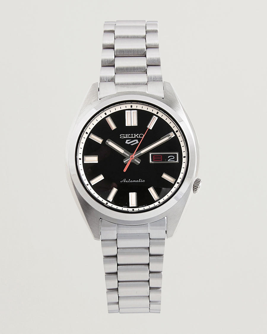 Herr | Seiko 5 Sports Automatic Steel 37mm Black Dial | Seiko | 5 Sports Automatic Steel 37mm Black Dial