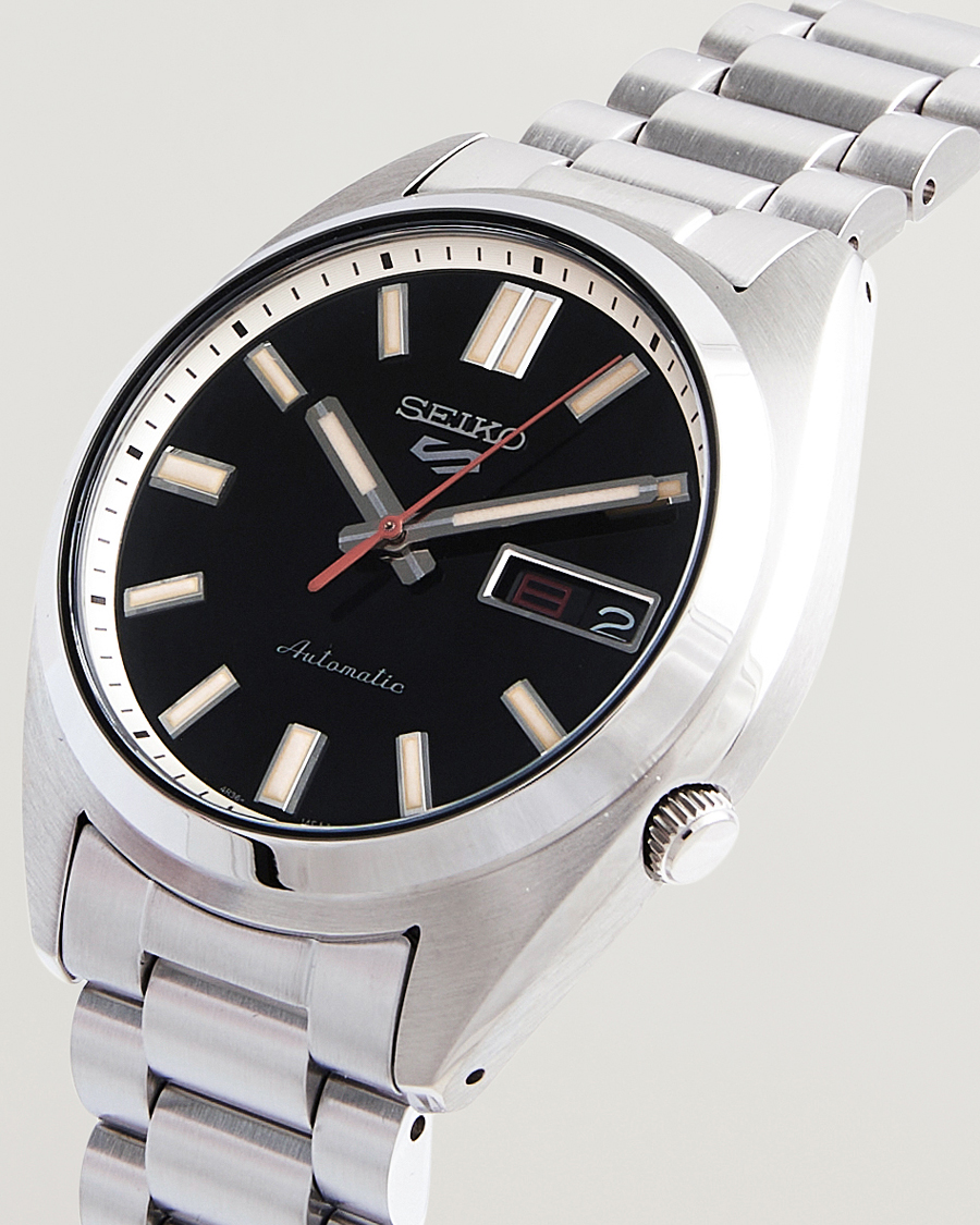 Herr | Seiko 5 Sports Automatic Steel 37mm Black Dial | Seiko | 5 Sports Automatic Steel 37mm Black Dial