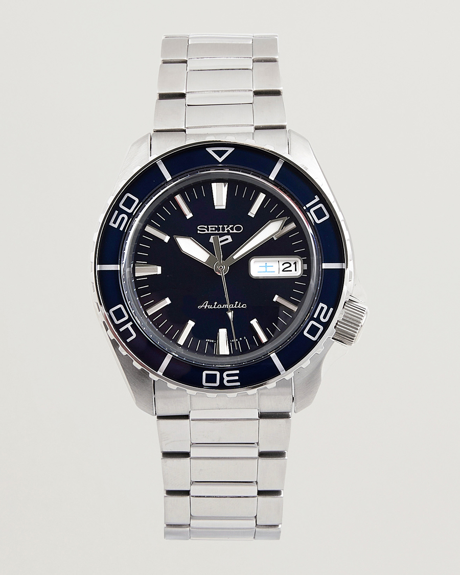 Herr | Seiko 5 Sports Automatic Diver Steel 42mm Blue Dial | Seiko | 5 Sports Automatic Diver Steel 42mm Blue Dial
