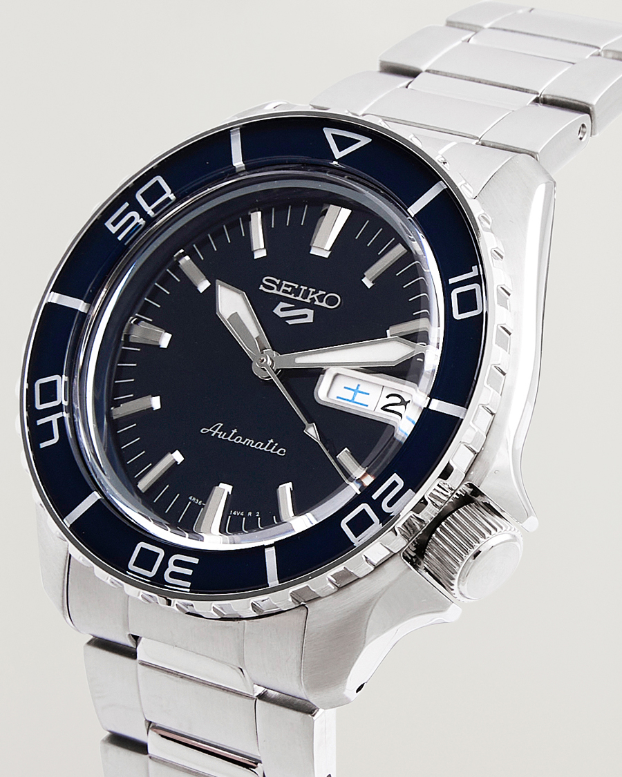 Herr | Seiko 5 Sports Automatic Diver Steel 42mm Blue Dial | Seiko | 5 Sports Automatic Diver Steel 42mm Blue Dial