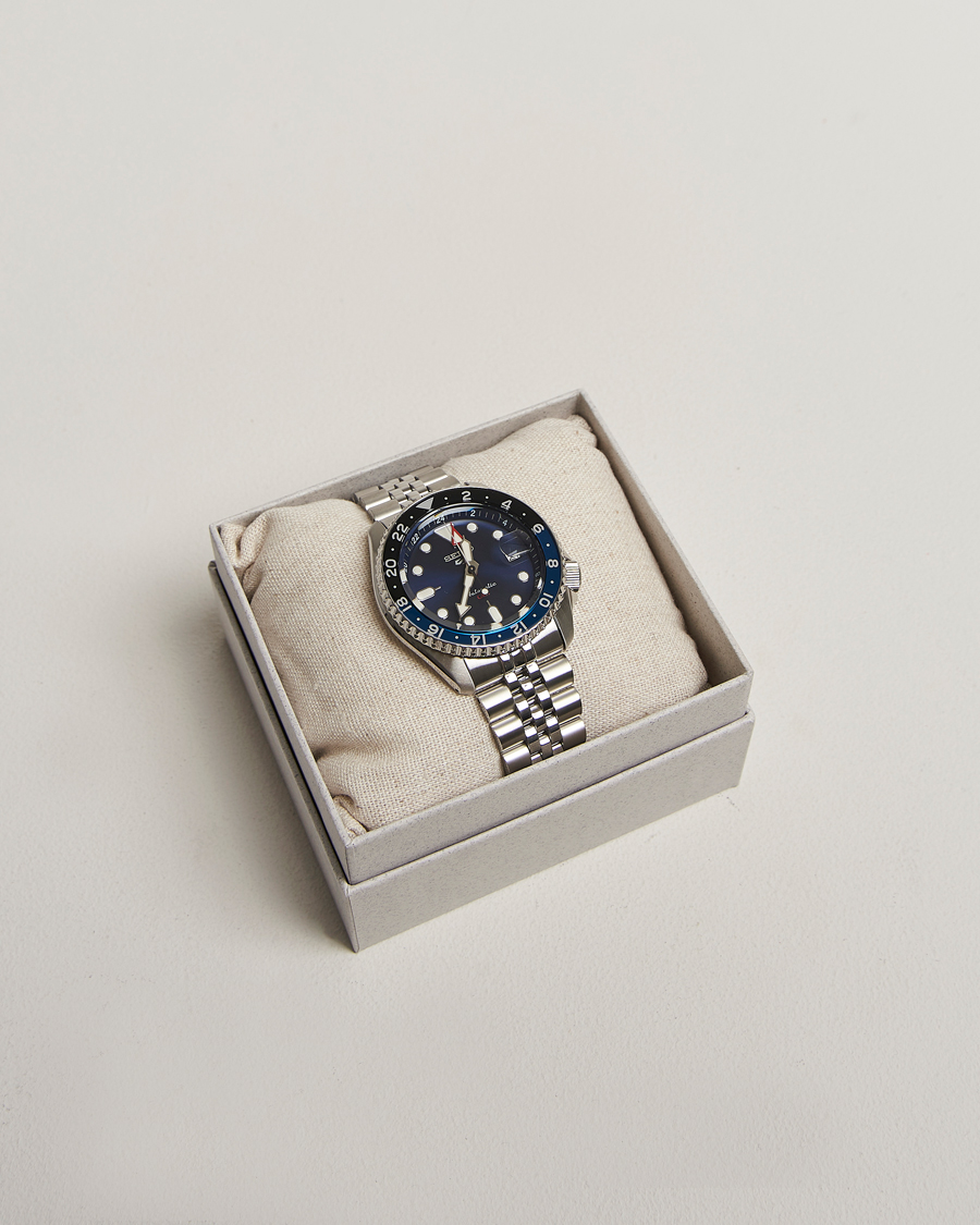 Herr | Seiko 5 Sports Automatic GMT Diver Steel 42mm Blue Dial | Seiko | 5 Sports Automatic GMT Diver Steel 42mm Blue Dial