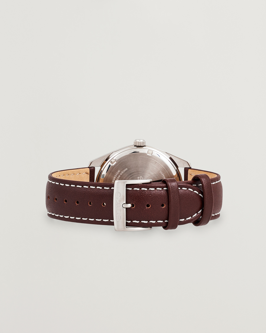 Herr | Seiko Quartz Leather 40mm Green Dial | Seiko | Quartz Leather 40mm Green Dial